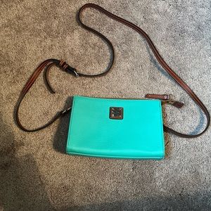 Turquoise Dooney & Bourke cross body bag